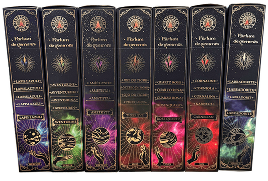 Encens en Gemmes Naturelles - 7 Variétés (1 pièce aux choix)